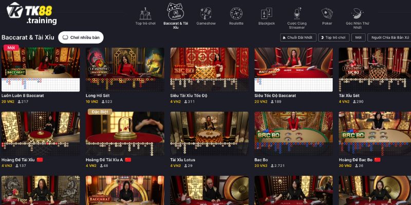 Bacarat từ lâu đã được biết đến là một trò chơi chủ chốt trong casino TK88