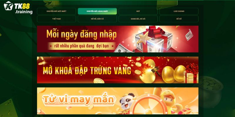Đăng nhập mở ra rất nhiều ưu đãi hấp dẫn cho game thủ giải trí