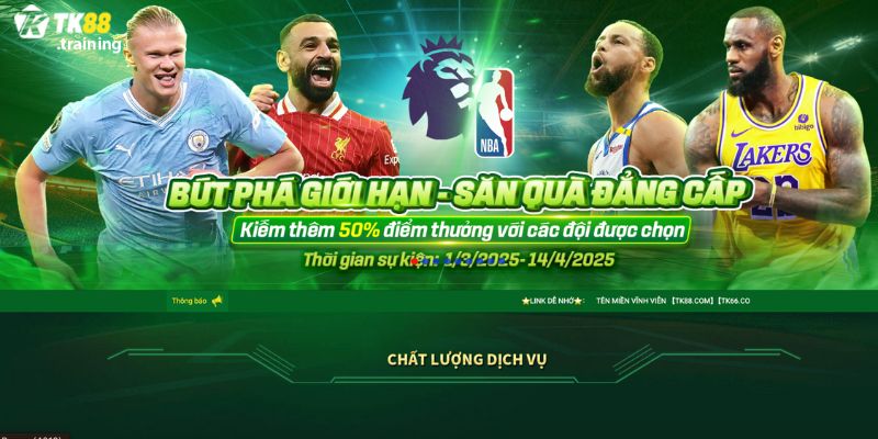 Thể thao TK88 là nơi làm hài lòng rất nhiều anh em