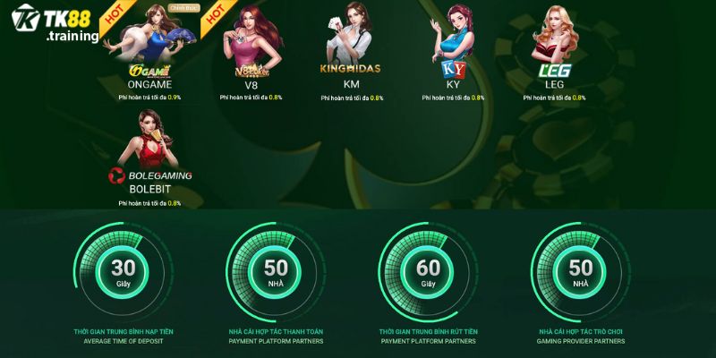 TK88 đa dạng game bài đổi thưởng không giới hạn