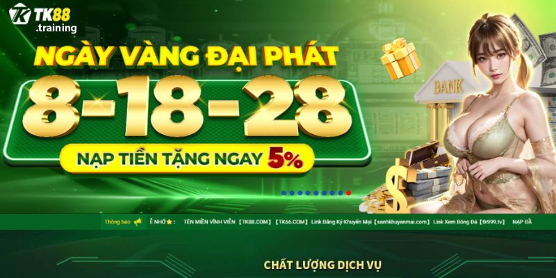 TK88 sân chơi trực tuyến có nhiều năm kinh nghiệm trong lĩnh vực cá cược