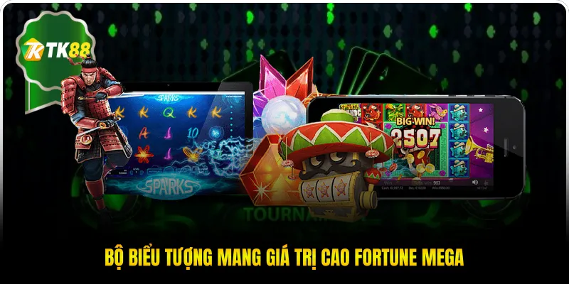 Bộ biểu tượng mang giá trị cao Fortune Mega