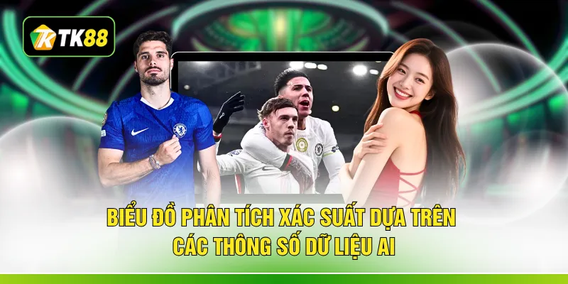 Biểu đồ phân tích xác suất dựa trên các thông số dữ liệu AI